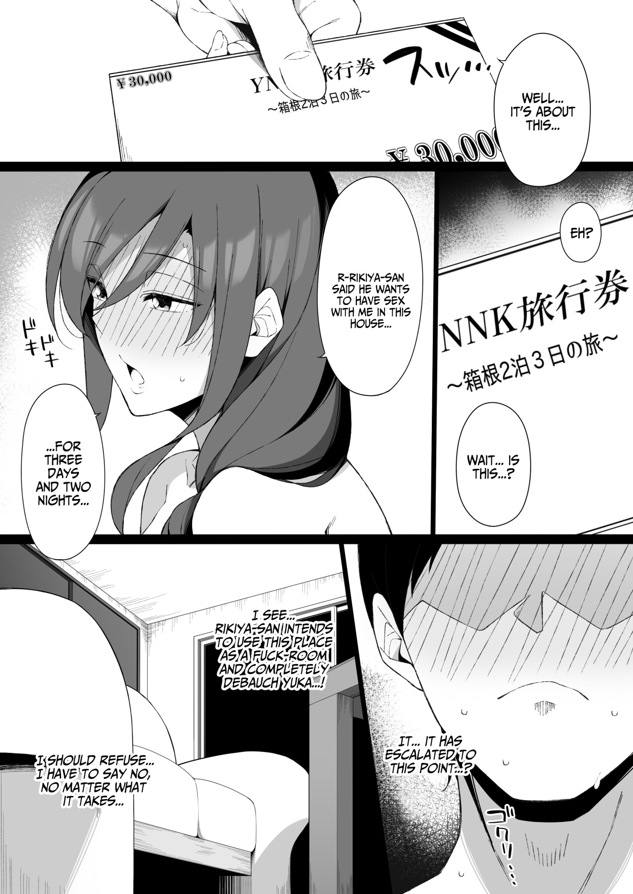 Hentai Manga Comic-Degeneracy of a Neat Housewife for a Man-Read-28